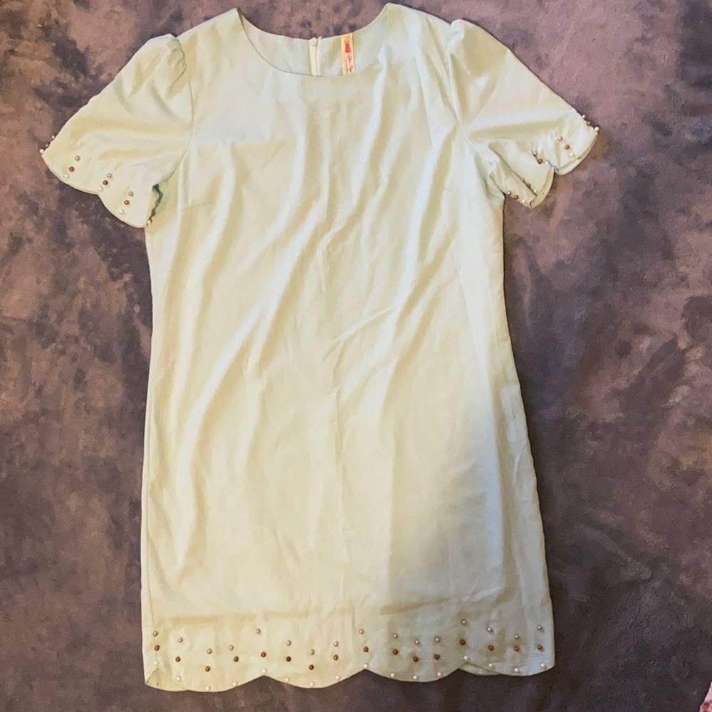 Teal Alice Moon dress